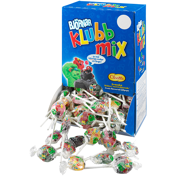 Björnar Klubbmix automat - 180 st