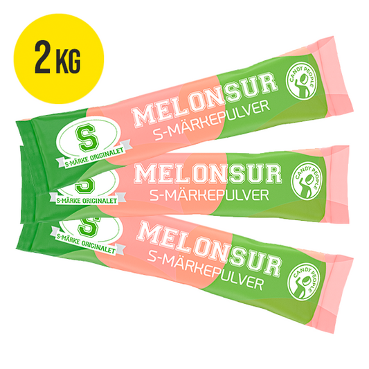 S-Märke pulver Melonsur 2kg