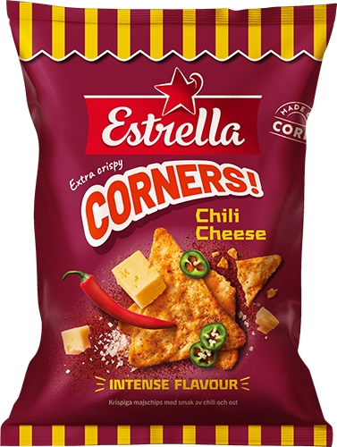 Estrella Corners Chili Cheese 160g