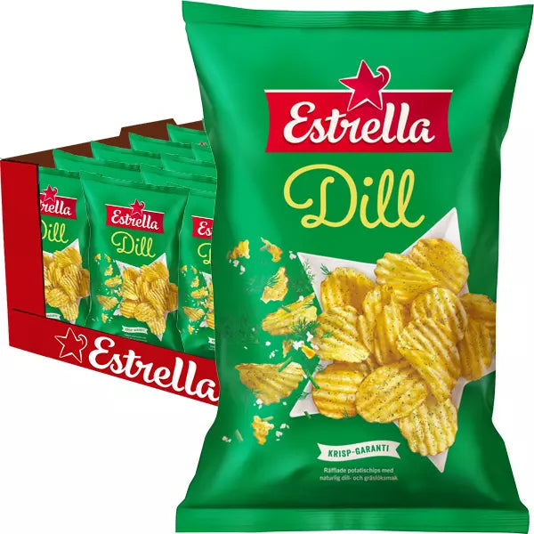 Estrella Dillchips 175 g x 21 stk