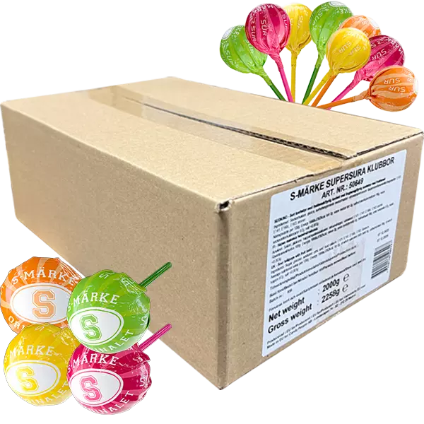 S-märke Klubba Supersur 2kg