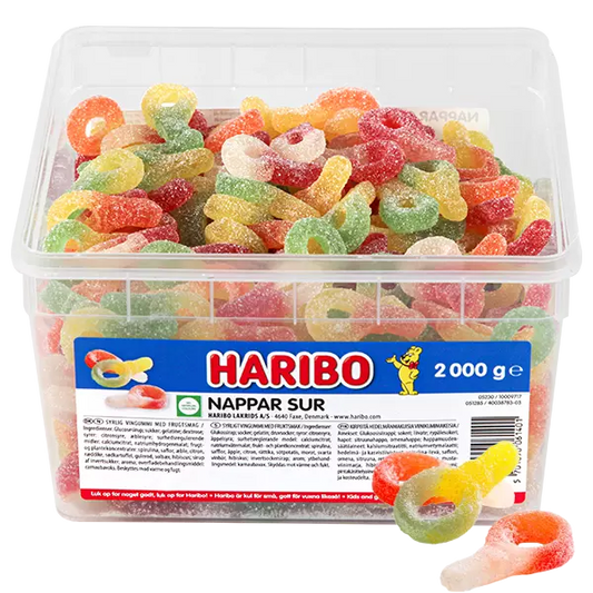 Haribo Sura Nappar 2kg