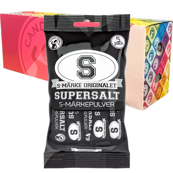 S-Brand Supersaltpulver 5-pakning x 20 stk