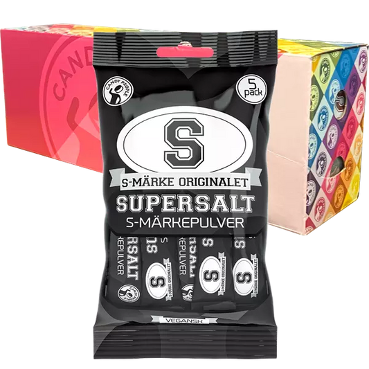 S-Märke Supersalt Pulver 5-pack x 20st