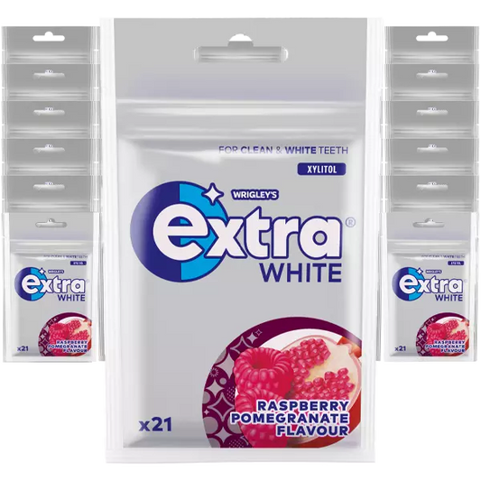 Extra White Raspberry Granatäpple 30st