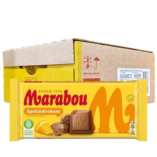 Marabou Apelsinkrokant 160g x15st