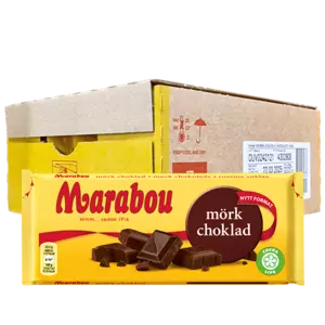 Marabou Mörk Choklad 180g x18