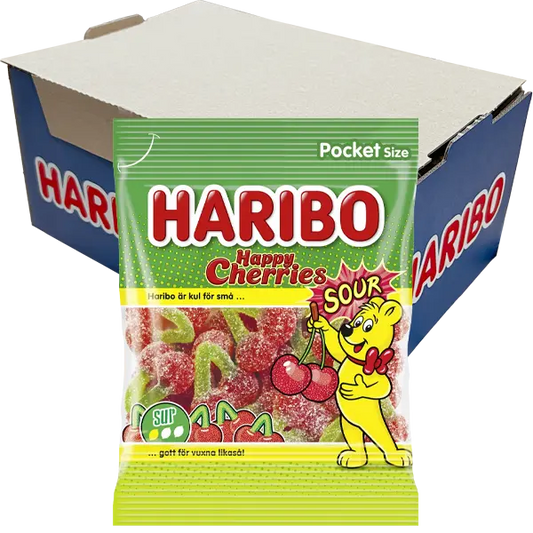 Haribo Happy Cherries Sour 75g x 20st