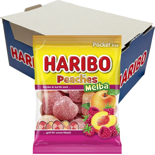 Haribo Peaches Melba 80g x 24st