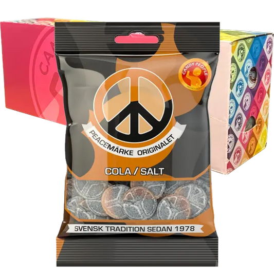 Peacemärke Cola/Salt 80g x 18st
