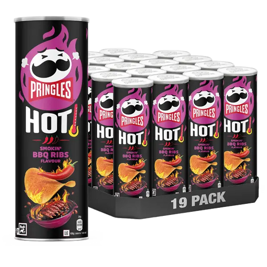 Pringles Hot BBQ Ribs 160g x19st
