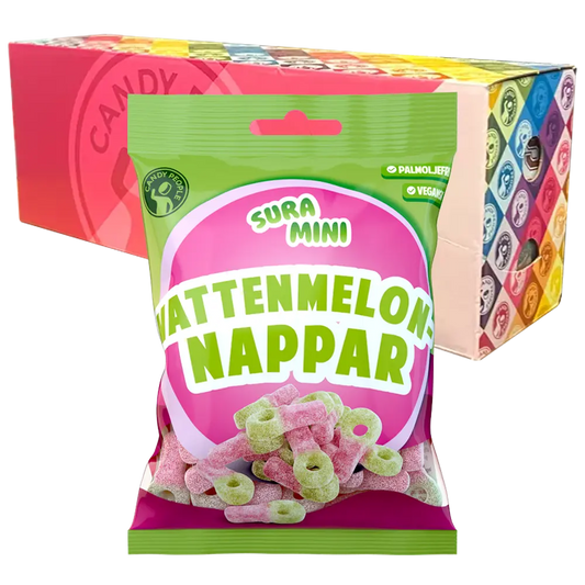 Sura Mini Vattenmelonnappar 70g x 18st