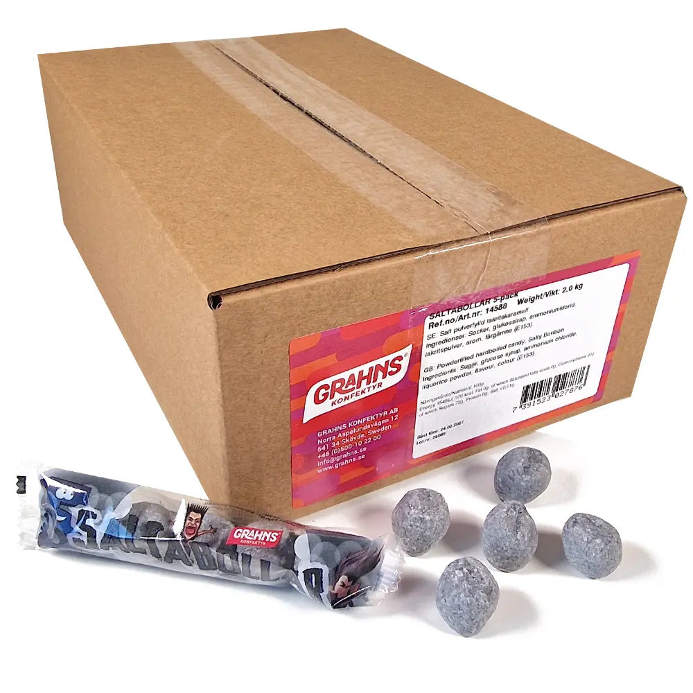 Salte baller 5-pakning 2 kg