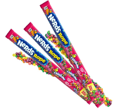 Nerds Rope Fruit Rainbow 24st x 26g