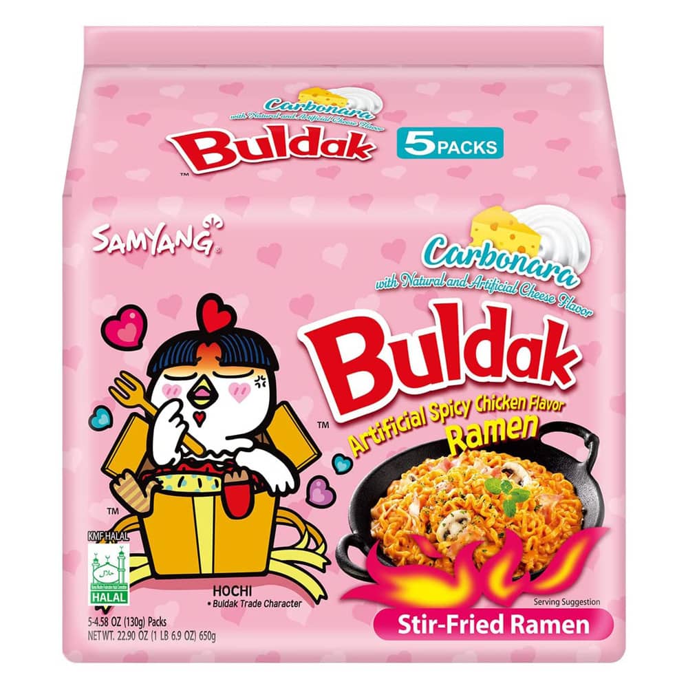 NUDLER BULDAK CARBONARA 5PK