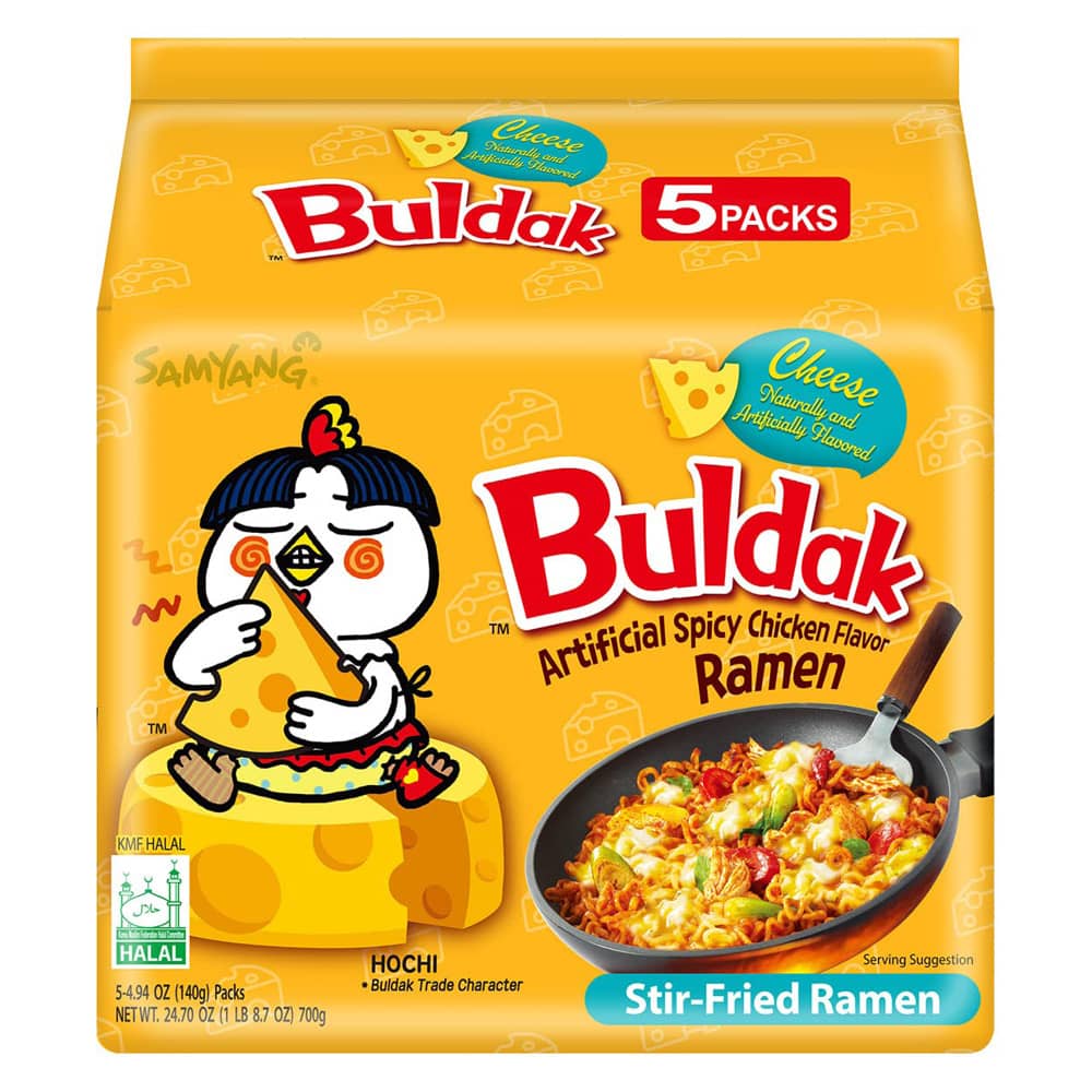 Samyang Hot Chicken Cheese Noodles 5P