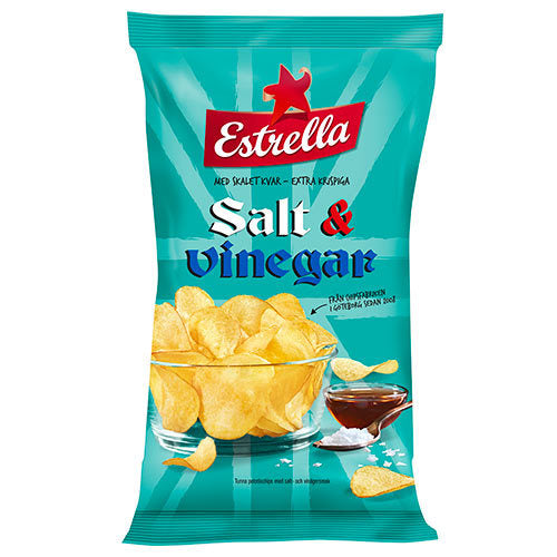 Estrella Salt & Vinäger 175G