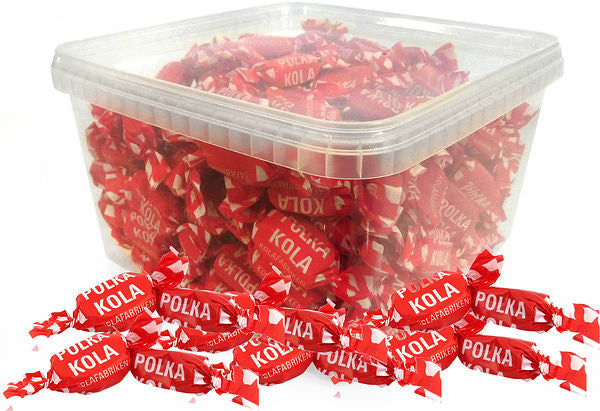Polka kola på krukke Kolafabriken 4kg