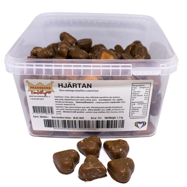 Choklad Hjärtan 1.2kg