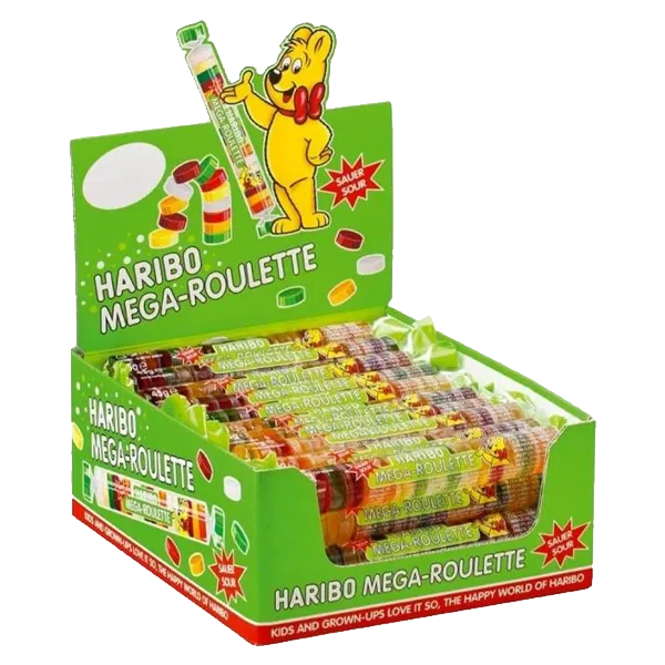 Haribo Mega Roulette Sour 40st x 45g