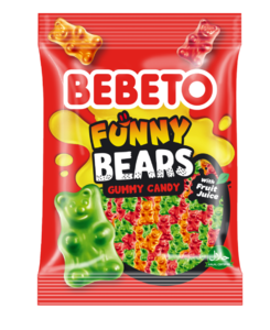 Bebeto Funny Bears Storpack 12 påsar x 80 g