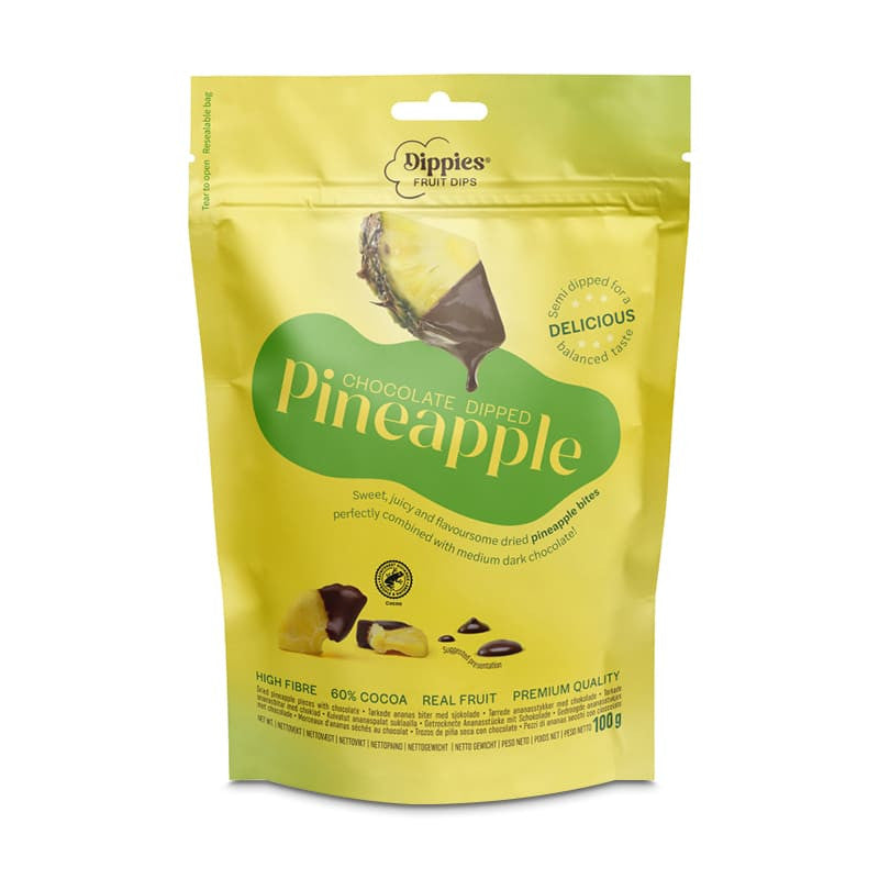 Dippies Fruit Dips Ananas Torkad Frukt 100g