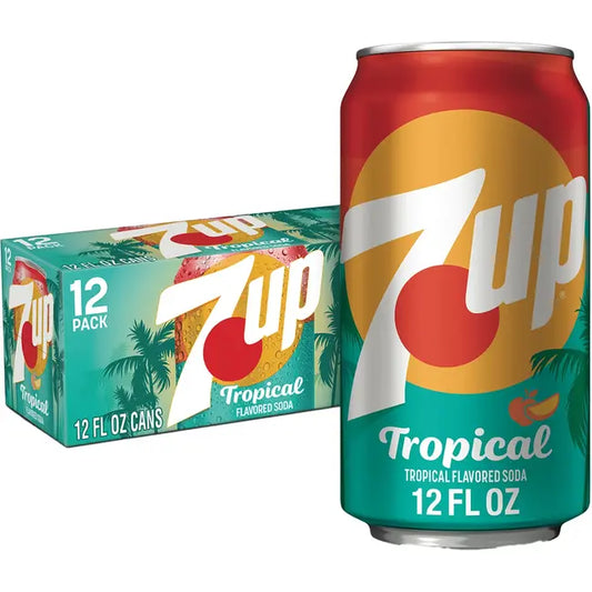 7Up Tropical Soda 355ml x 12-pack