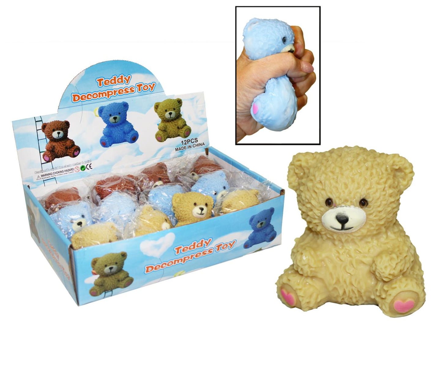 Klembjørn 8 cm 12 stk.