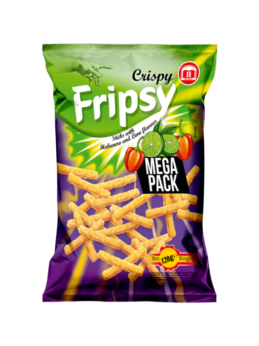 Fripsy Crispy Sticks Habanero & Lime 120g