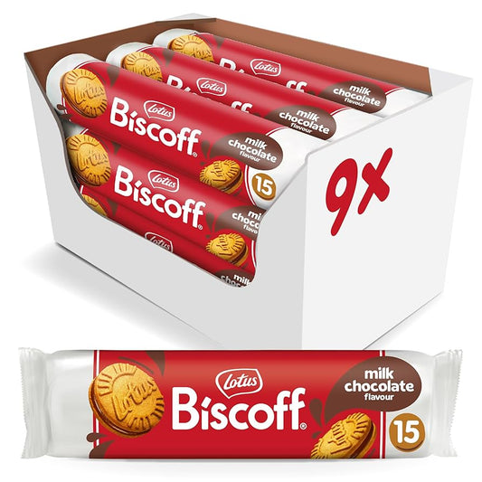 Lotus Biscoff Milk Chocolate 150g x 9st