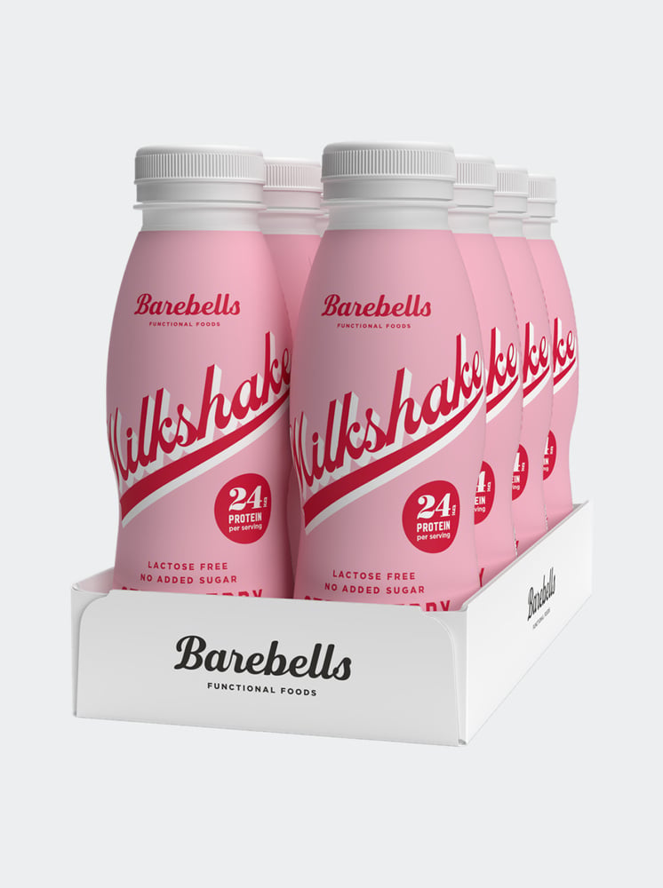 Barebell's Milkshake Jordbær 8-pakning