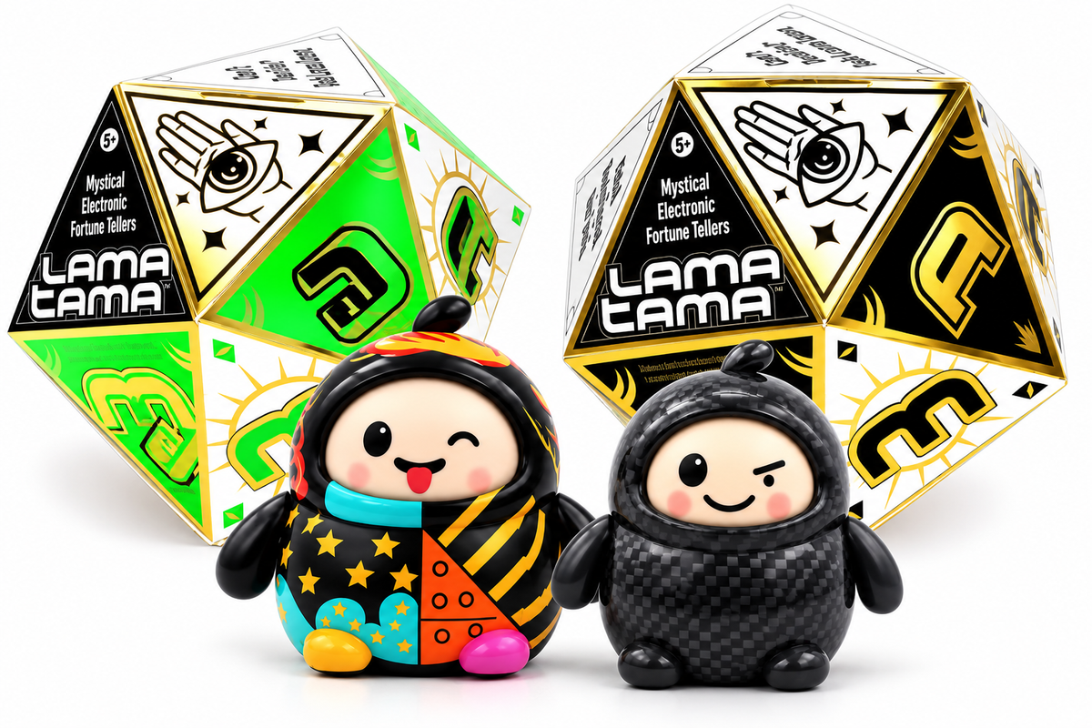 LamaTama Blind Box elektronisk samlarfigur 6 cm serie 3 x 2st