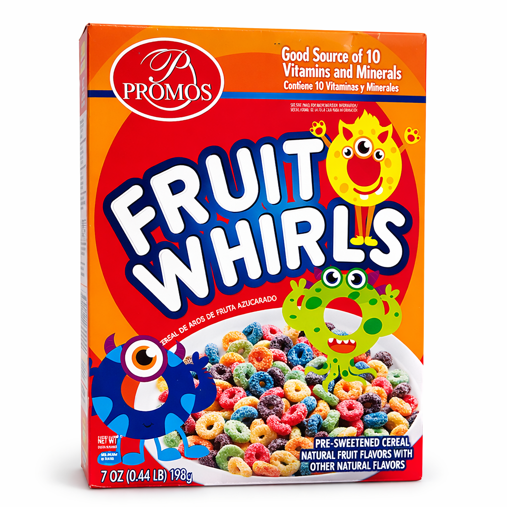 Promos Fruit Whirls Frukostflingor 198g