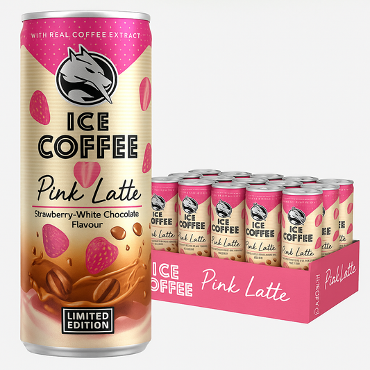 HELL Ice Coffee PINK LATTE 25cl x 12st