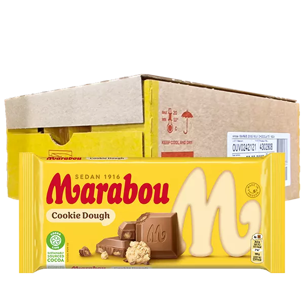 Marabou Cookie Dough 160g x 15st