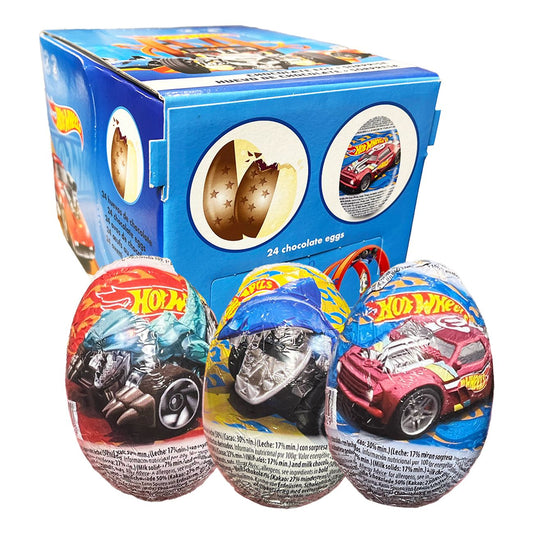 Hot Wheels Chokladägg Storpack 24st x 20g