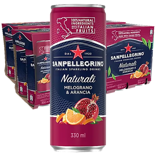 San Pellegrino Melograno Arancia Läsk 33cl x 24pack