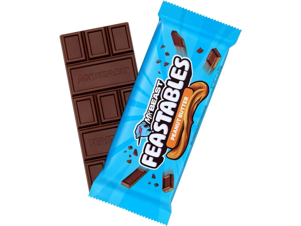 Mr Beast Feastables Milk Chocolate Peanut Butter 60g