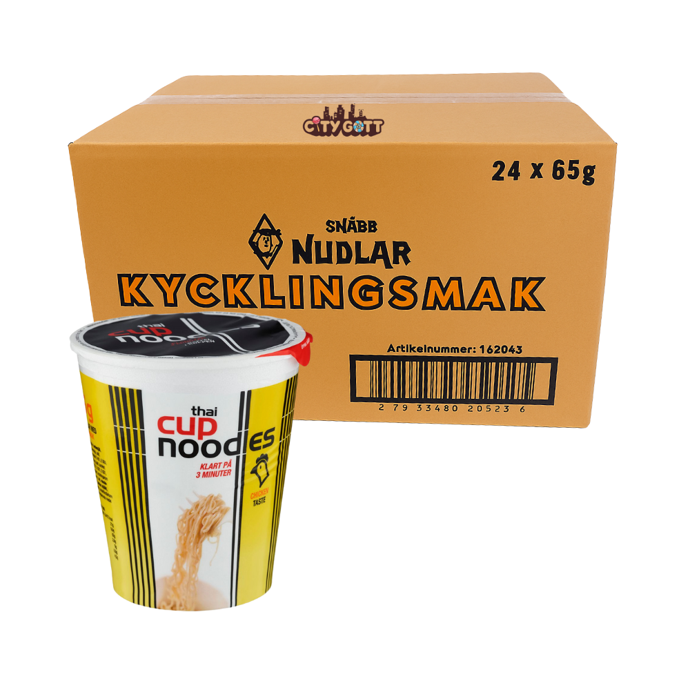 Thai Cup Noodles Kylling 24 stk x 65 g (Kopi)