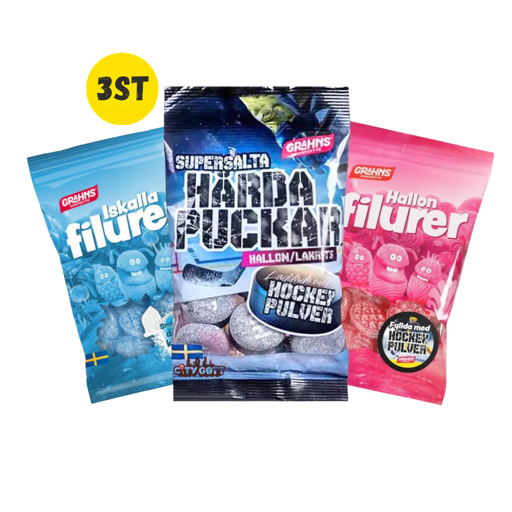 Grahns Mixpack 3st x 70g