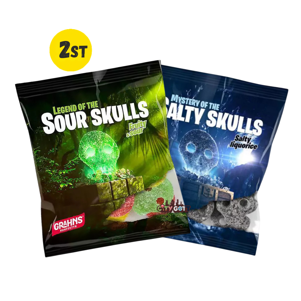 Grahns Skulls Mixpack 2 stk x 60 g