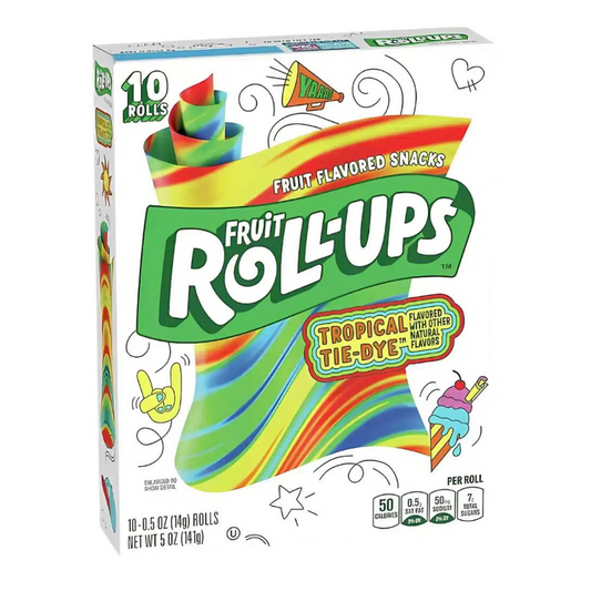 Fruit Roll Ups Tropical Tie-Dye 10-pack 141g