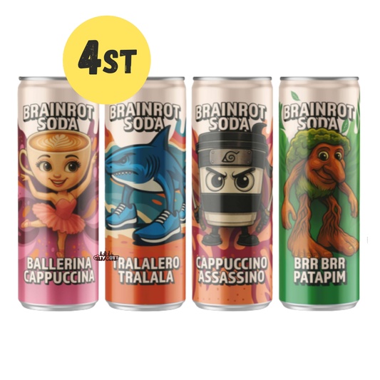 Brainrot Soda Mixpack 4st x 250ml