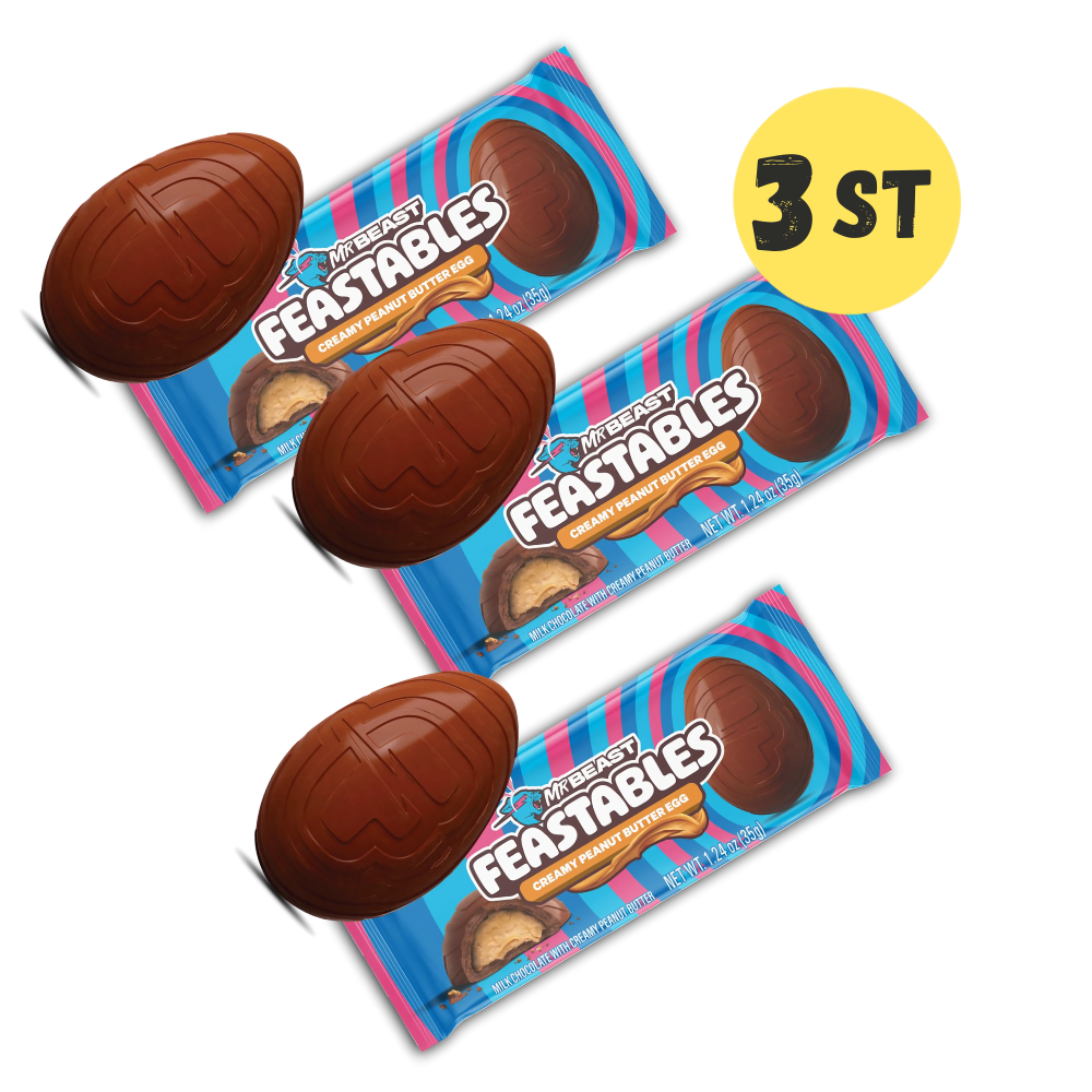 MrBeast Feastables Easter Peanut Butter Egg 3st x 35 g