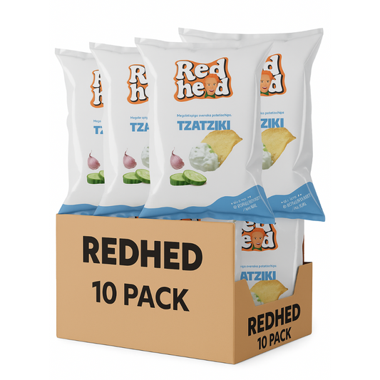 Redhead Chips Tzatziki 150g x 10st