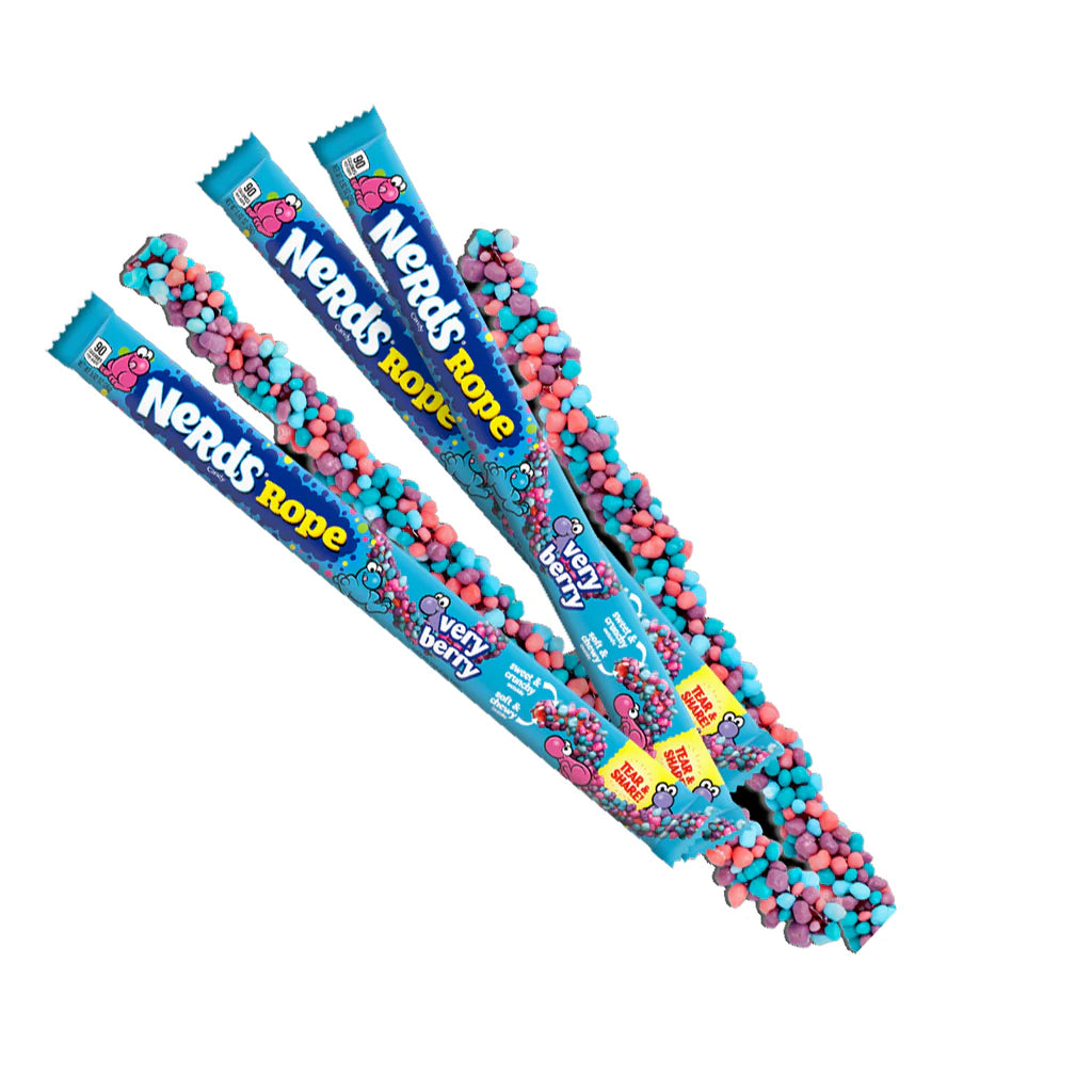 Nerds Rope Very Berry 3-pakning