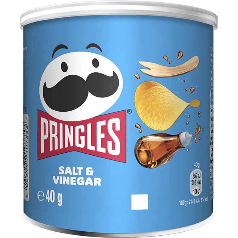 Pringles salt og eddik 40g