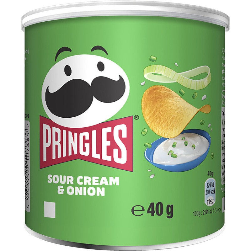 Pringles rømme & løk 40g