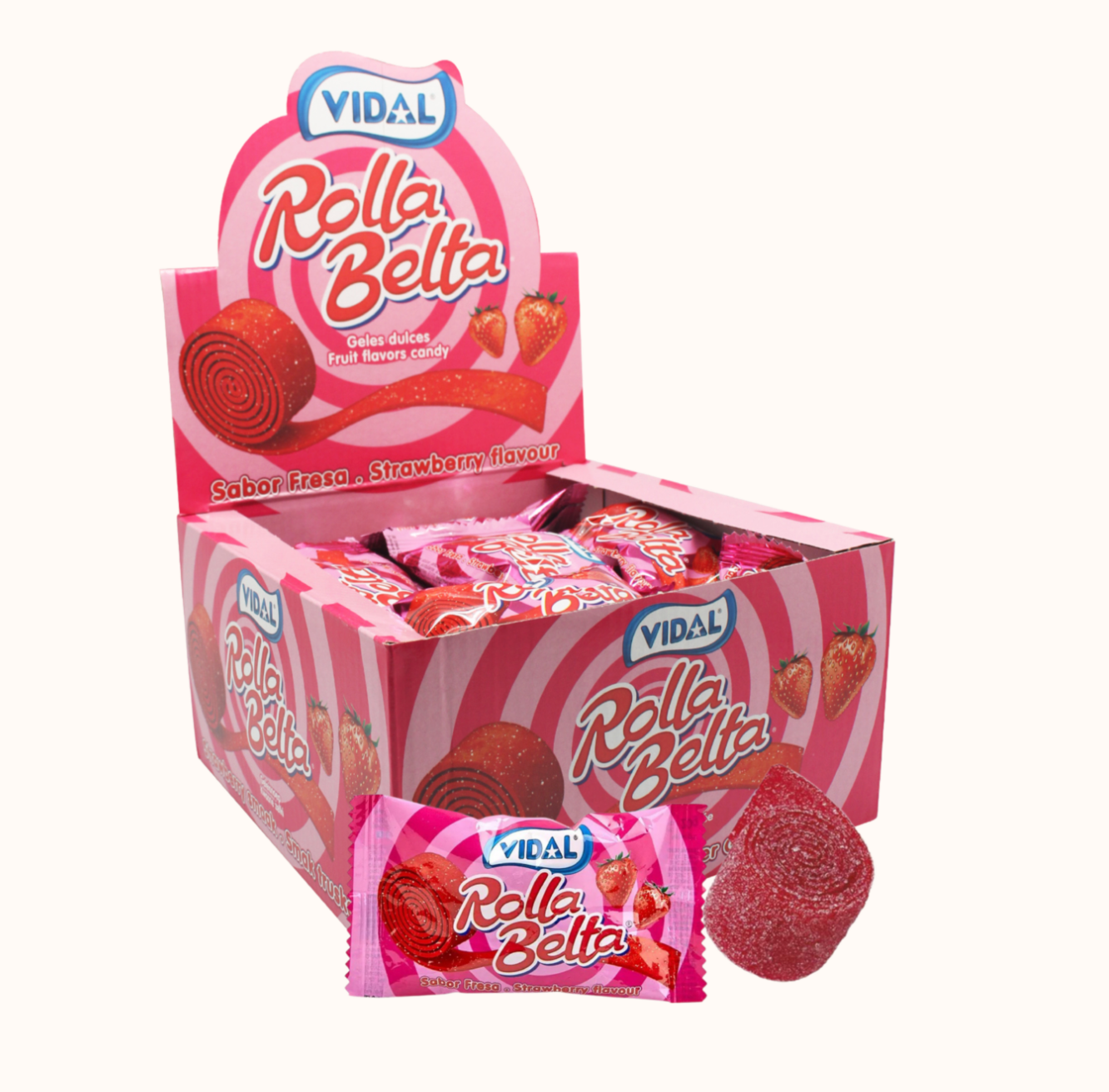 Rolla belta Jordbær 20g Storpakke