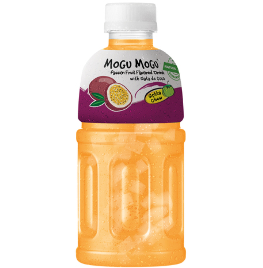 Passion Fruit Drink with Nata de Coco 320ml Mogu Mogu